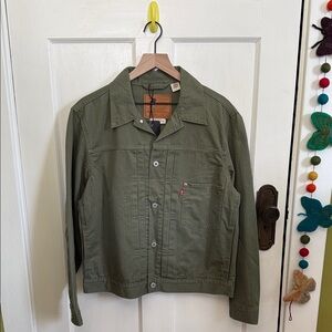 Levi's Olive Green Denim Jacket